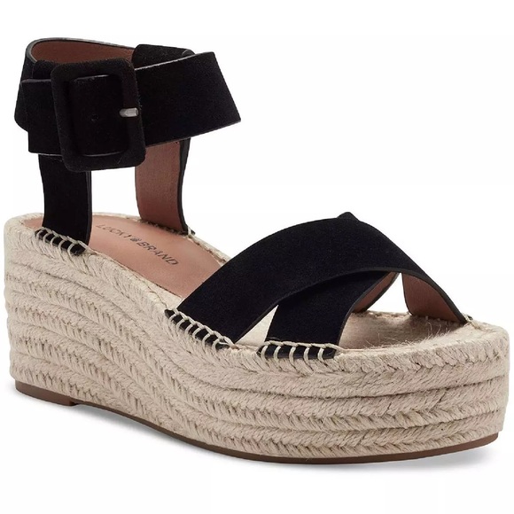Lucky Brand Audrinah Espadrille Wedge Sandals - Picture 7 of 7